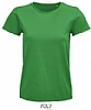 Camiseta Organica Pioneer Mujer Sols - Color Verde Pradera